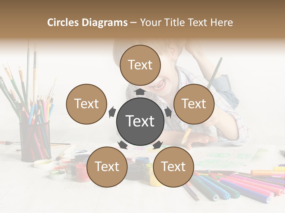 Leisure Create Preschooler PowerPoint Template