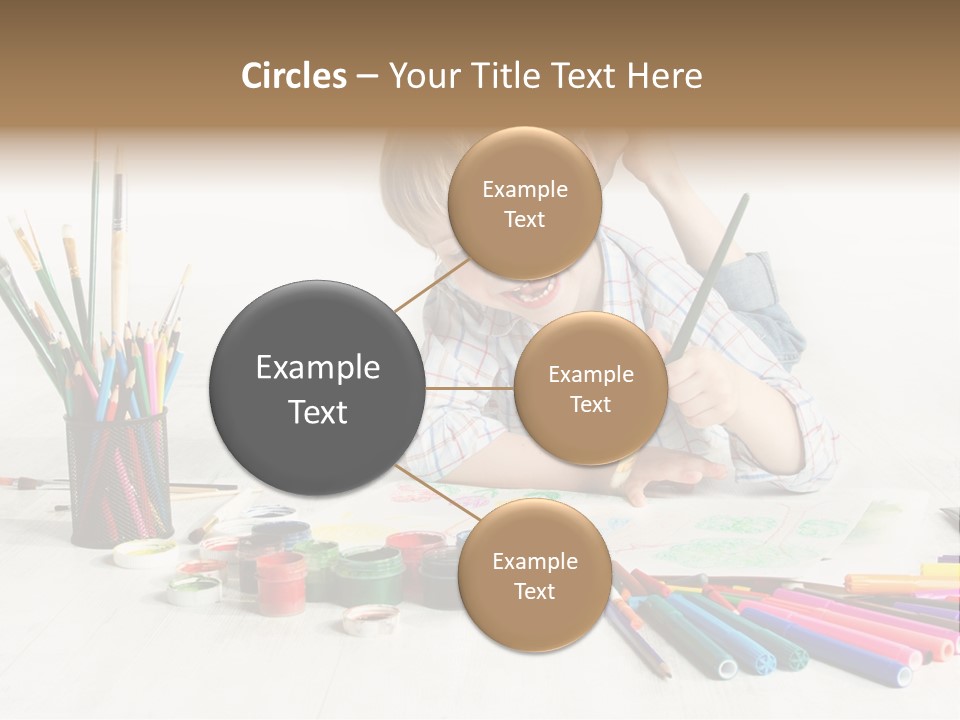 Leisure Create Preschooler PowerPoint Template