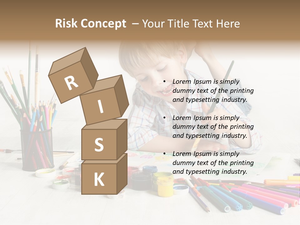 Leisure Create Preschooler PowerPoint Template