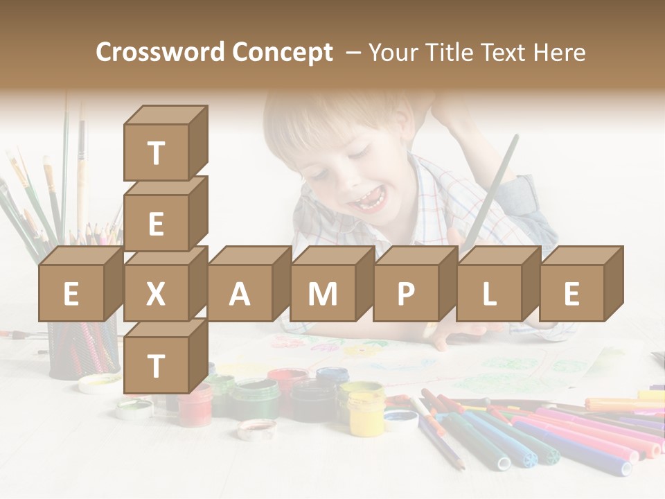 Leisure Create Preschooler PowerPoint Template