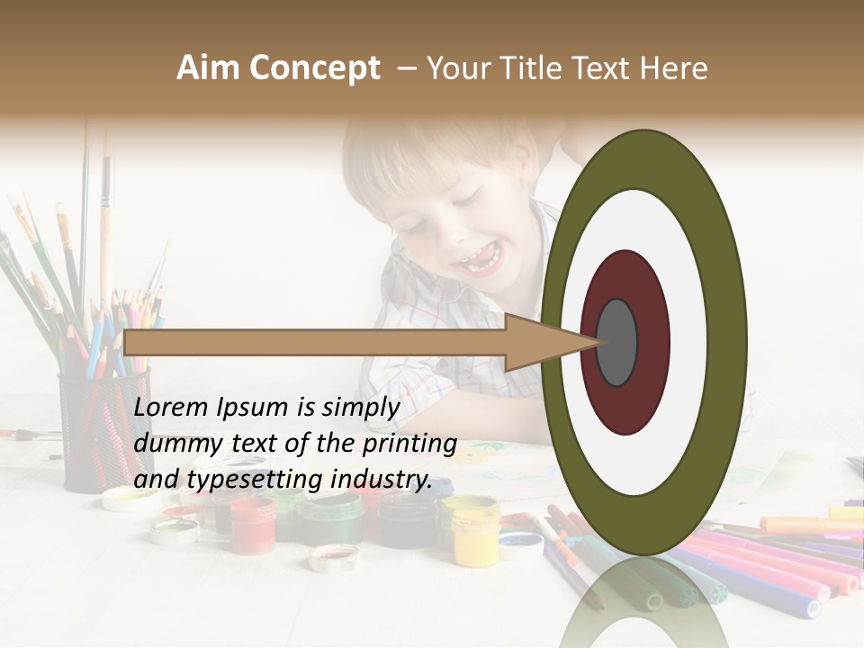 Leisure Create Preschooler PowerPoint Template