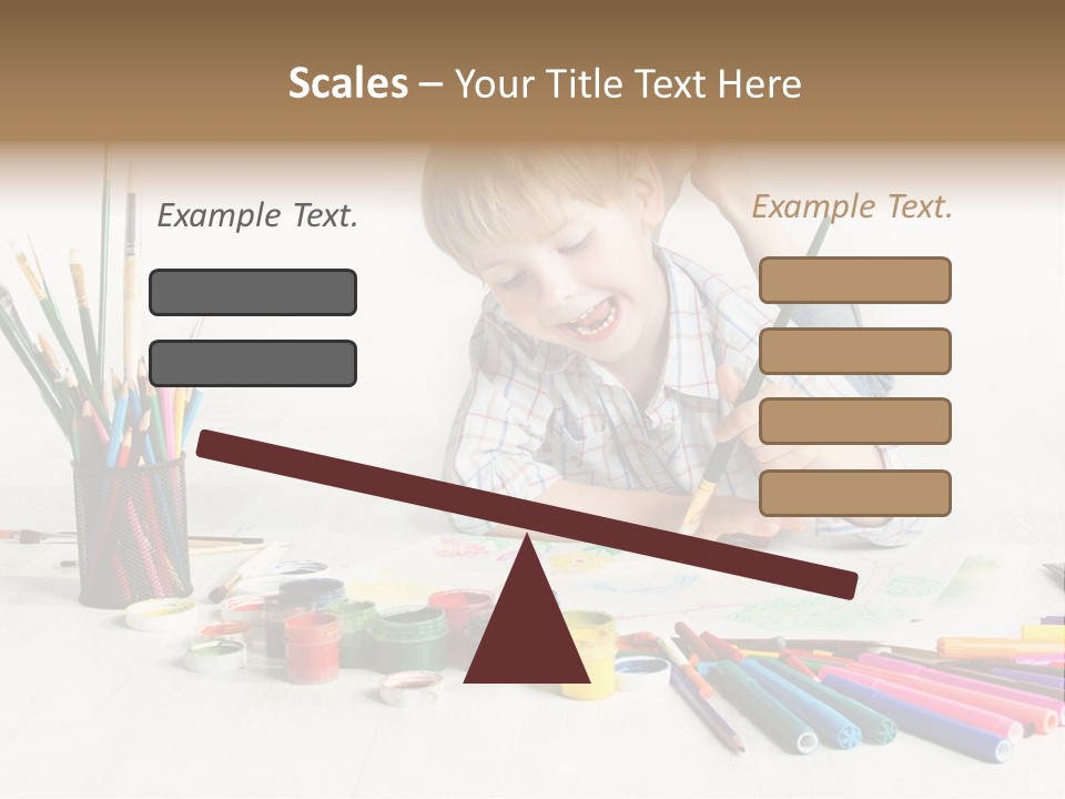 Leisure Create Preschooler PowerPoint Template