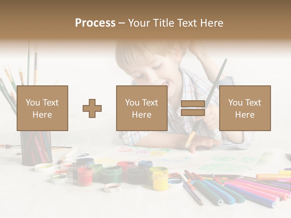 Leisure Create Preschooler PowerPoint Template