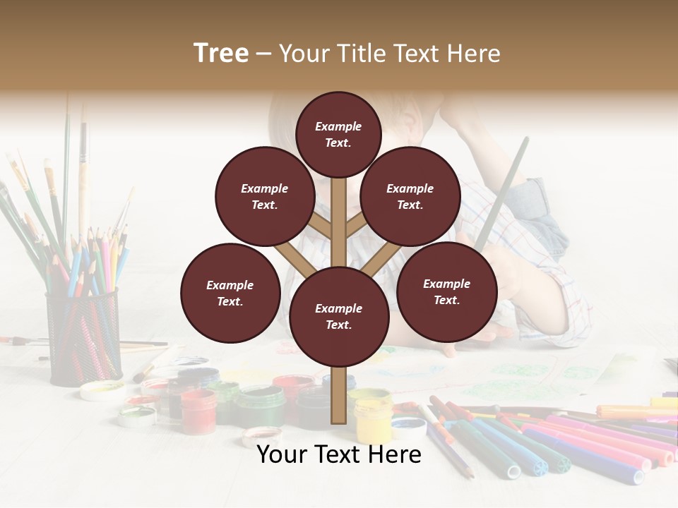 Leisure Create Preschooler PowerPoint Template