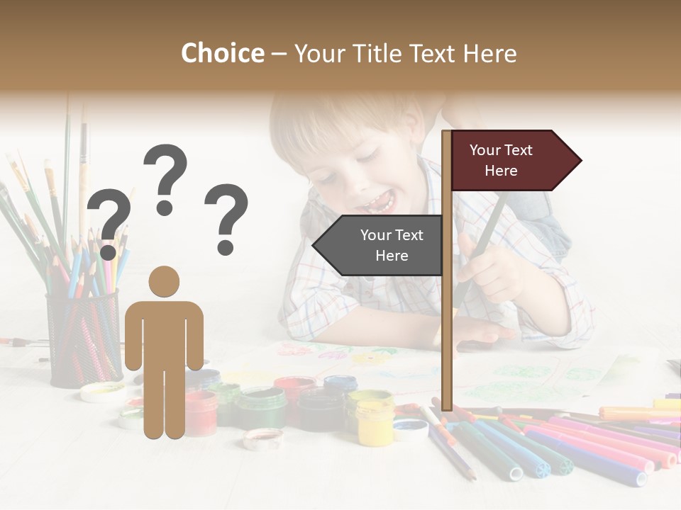 Leisure Create Preschooler PowerPoint Template