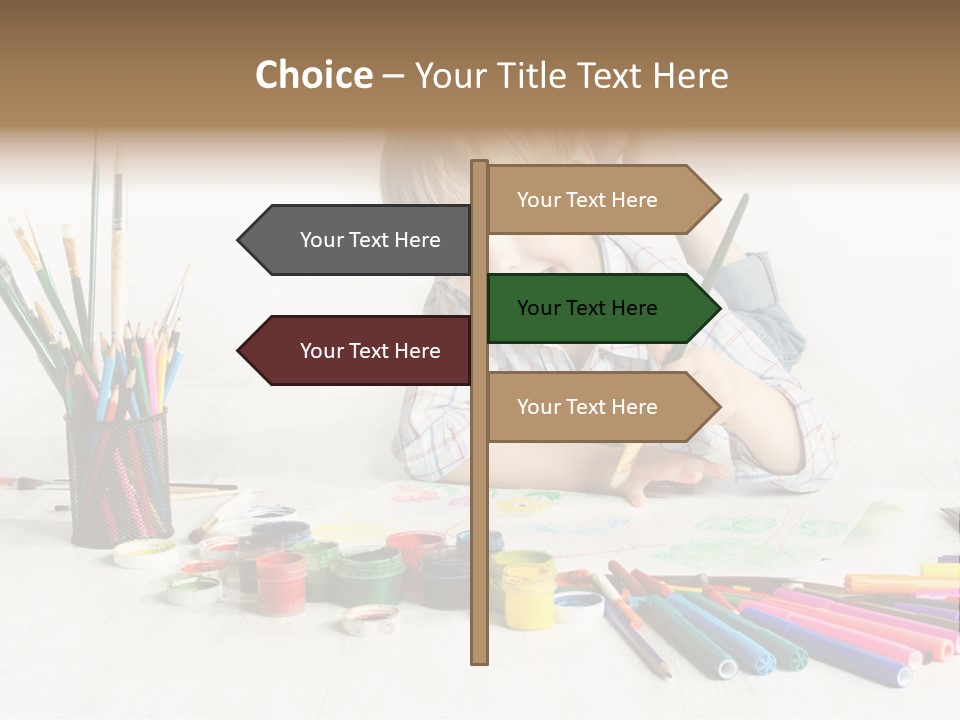 Leisure Create Preschooler PowerPoint Template