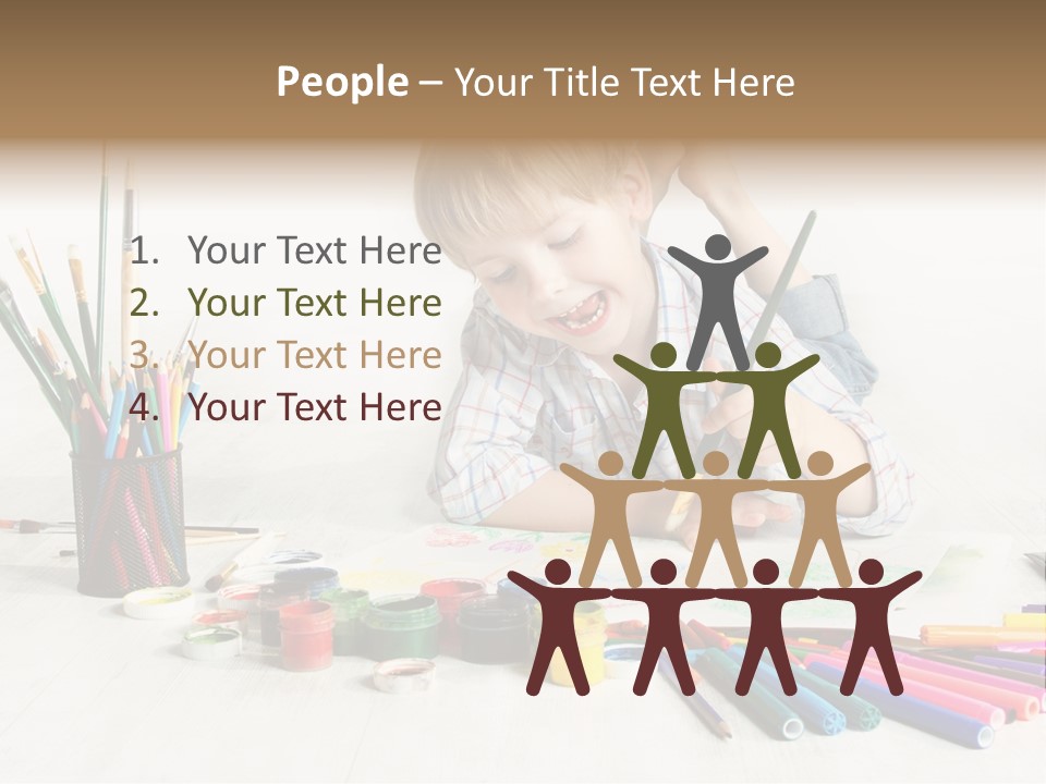Leisure Create Preschooler PowerPoint Template