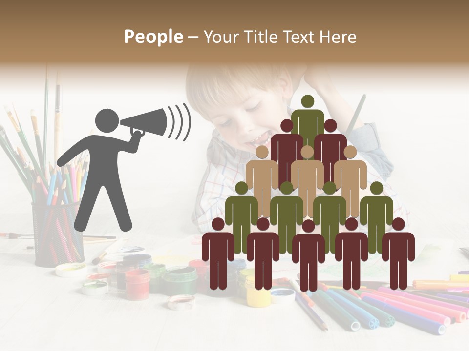 Leisure Create Preschooler PowerPoint Template