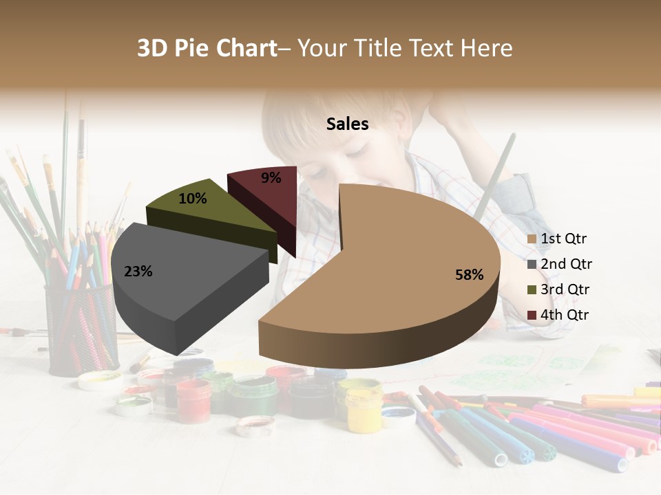 Leisure Create Preschooler PowerPoint Template