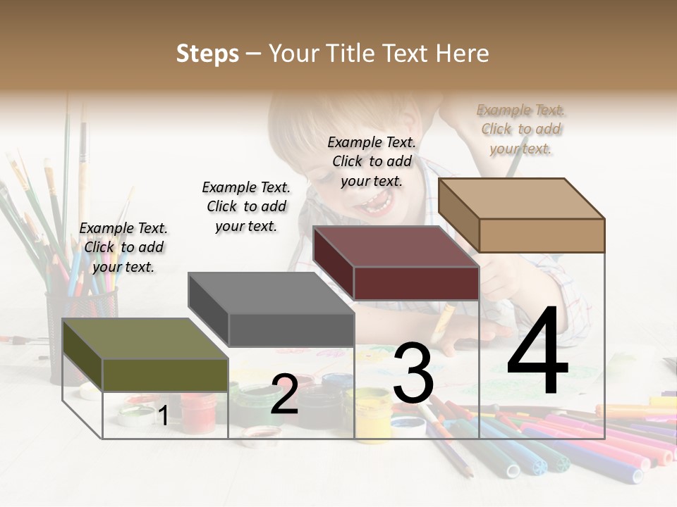 Leisure Create Preschooler PowerPoint Template