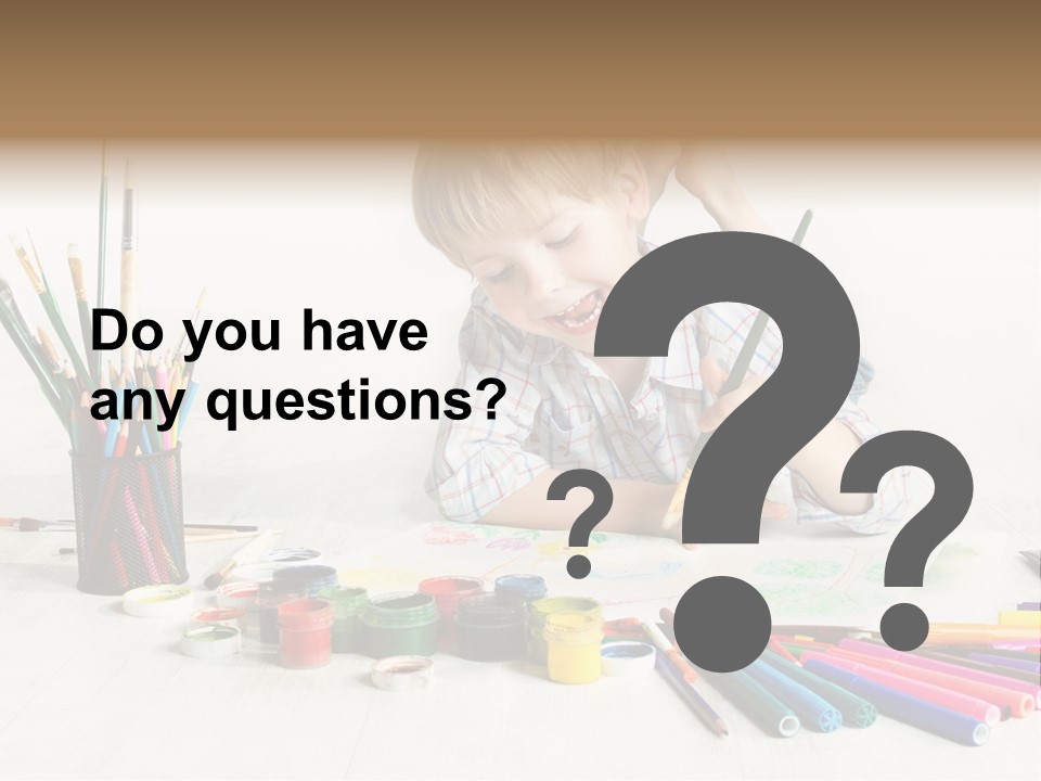 Leisure Create Preschooler PowerPoint Template