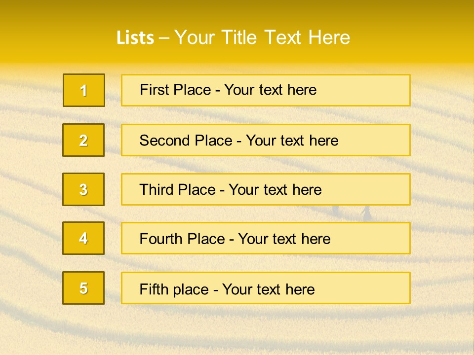 Plantation Asia Lao PowerPoint Template