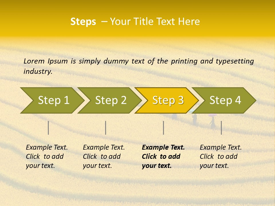 Plantation Asia Lao PowerPoint Template