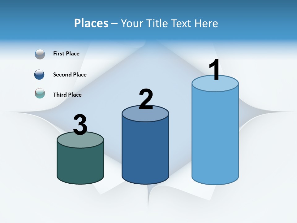 Sheet Turn Empty PowerPoint Template