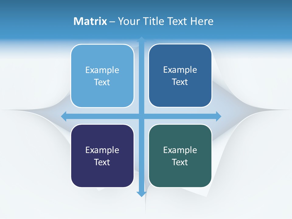 Sheet Turn Empty PowerPoint Template