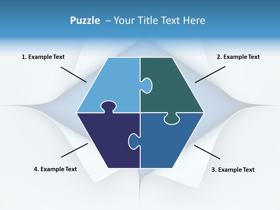 Sheet Turn Empty PowerPoint Template