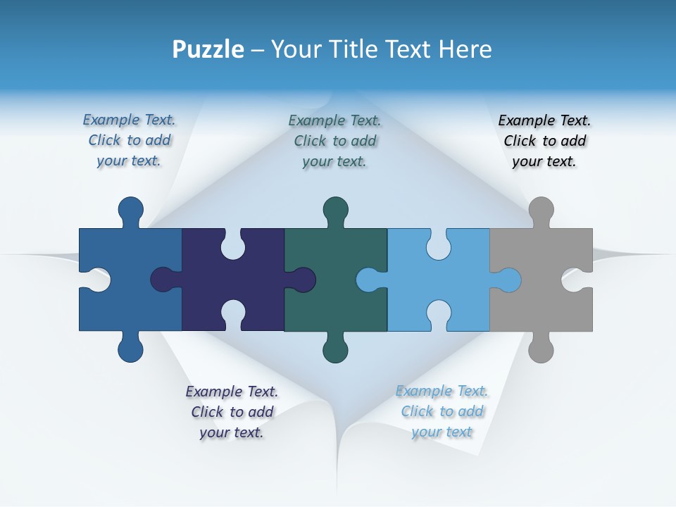 Sheet Turn Empty PowerPoint Template