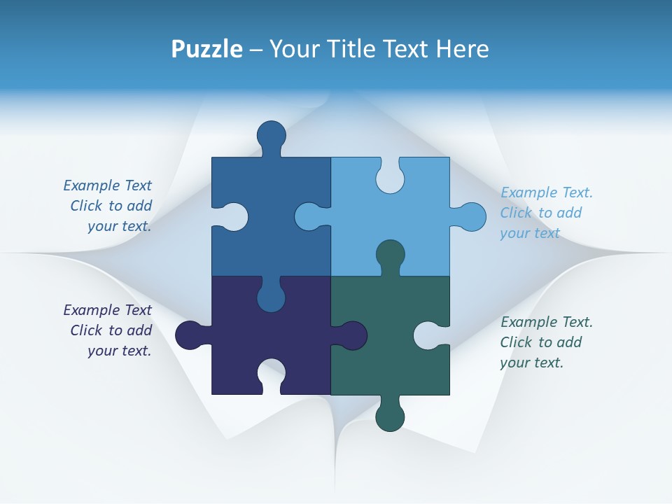 Sheet Turn Empty PowerPoint Template