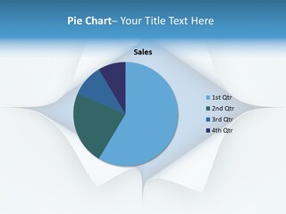 Sheet Turn Empty PowerPoint Template