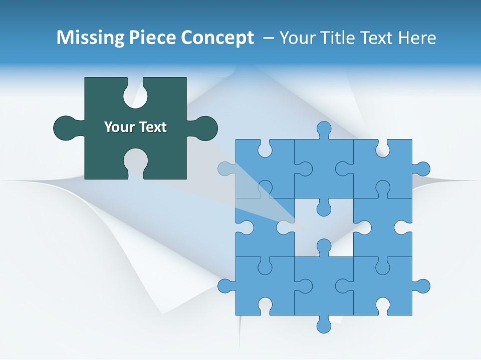 Sheet Turn Empty PowerPoint Template