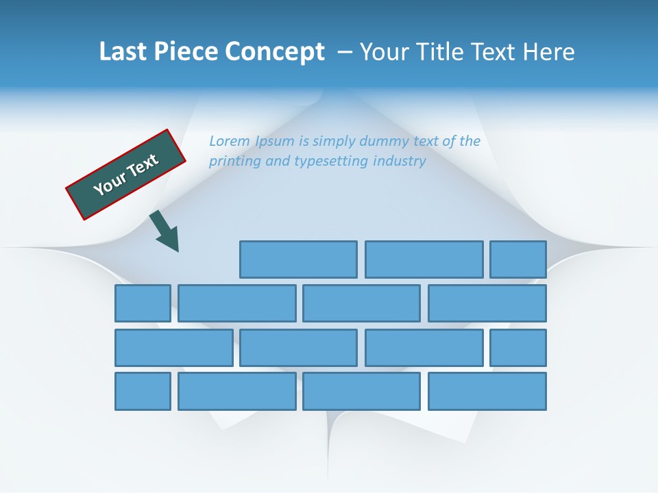 Sheet Turn Empty PowerPoint Template