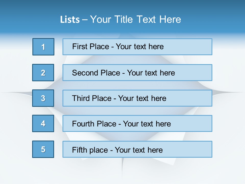 Sheet Turn Empty PowerPoint Template