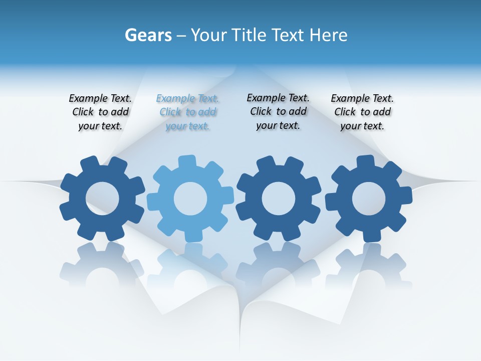 Sheet Turn Empty PowerPoint Template