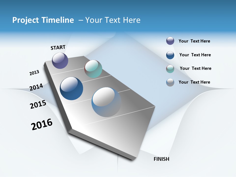 Sheet Turn Empty PowerPoint Template