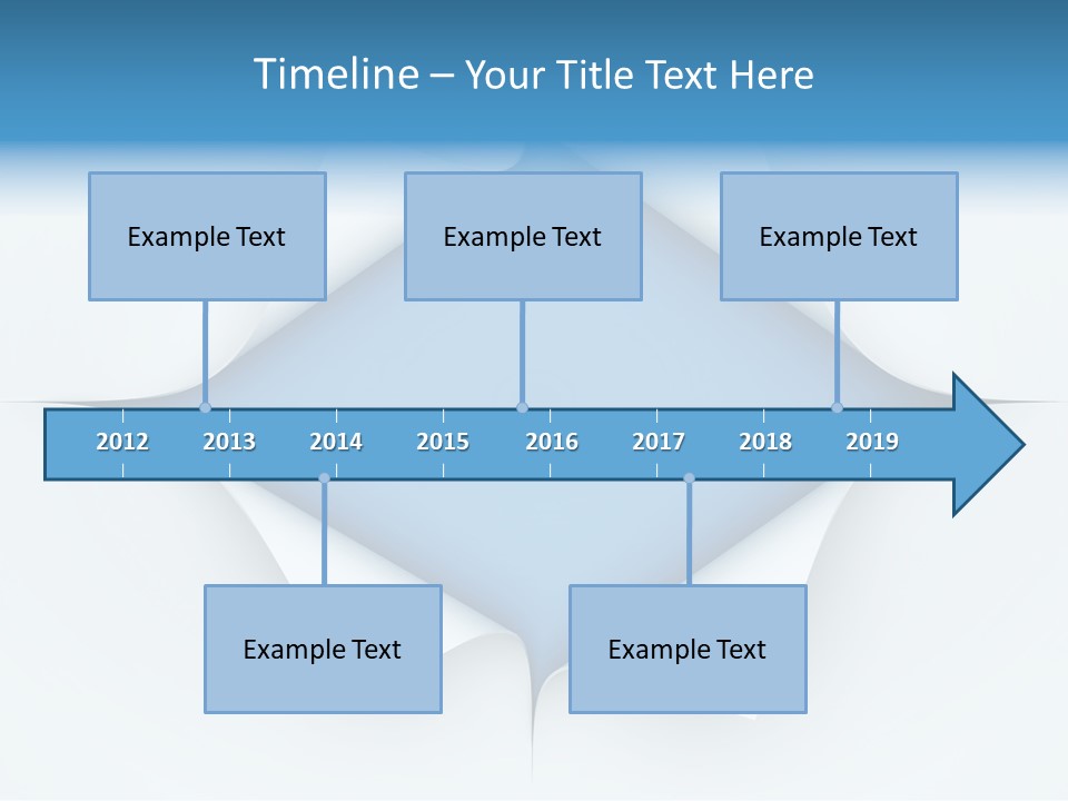 Sheet Turn Empty PowerPoint Template