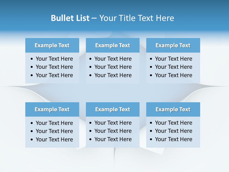 Sheet Turn Empty PowerPoint Template