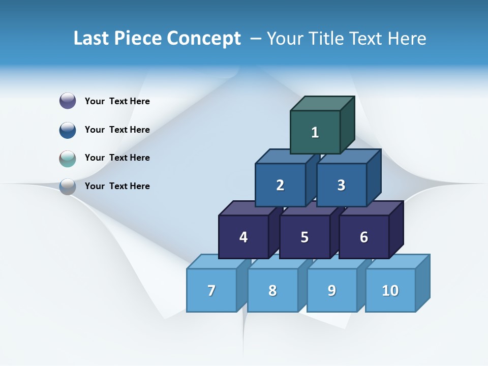 Sheet Turn Empty PowerPoint Template