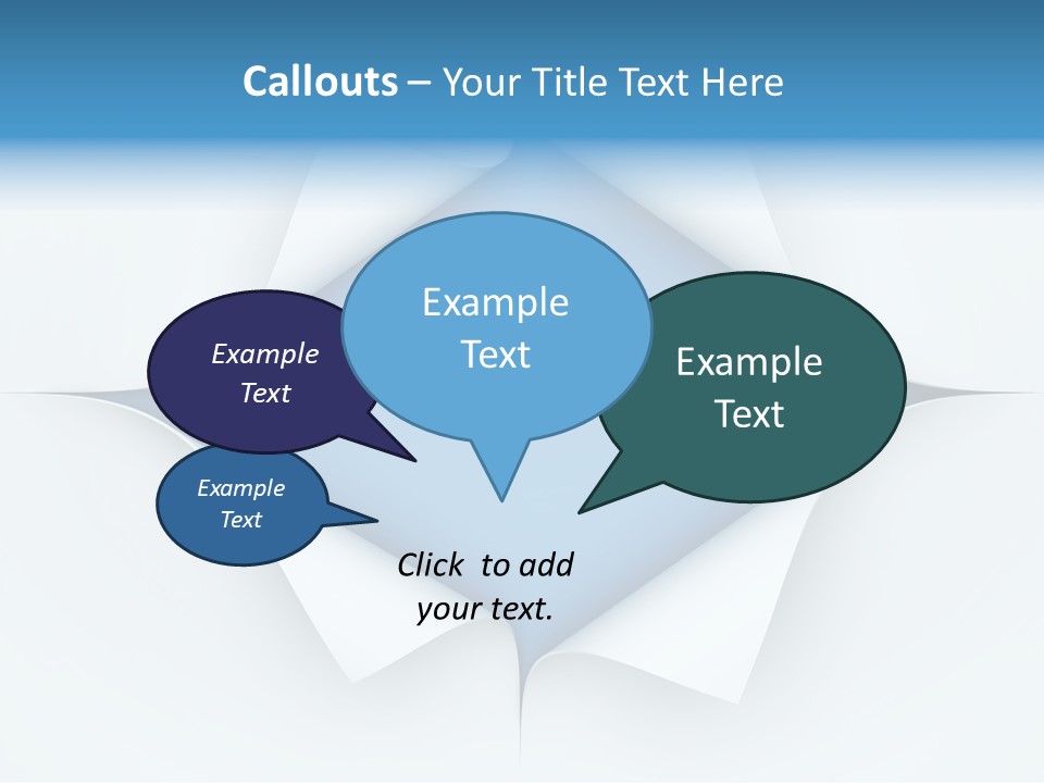 Sheet Turn Empty PowerPoint Template