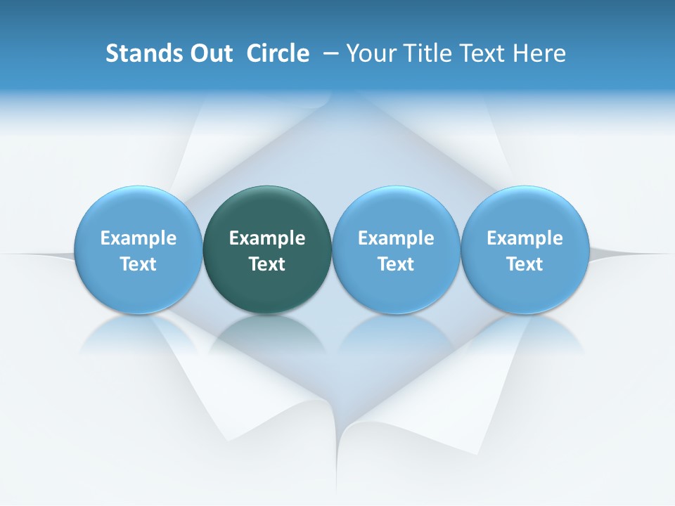 Sheet Turn Empty PowerPoint Template