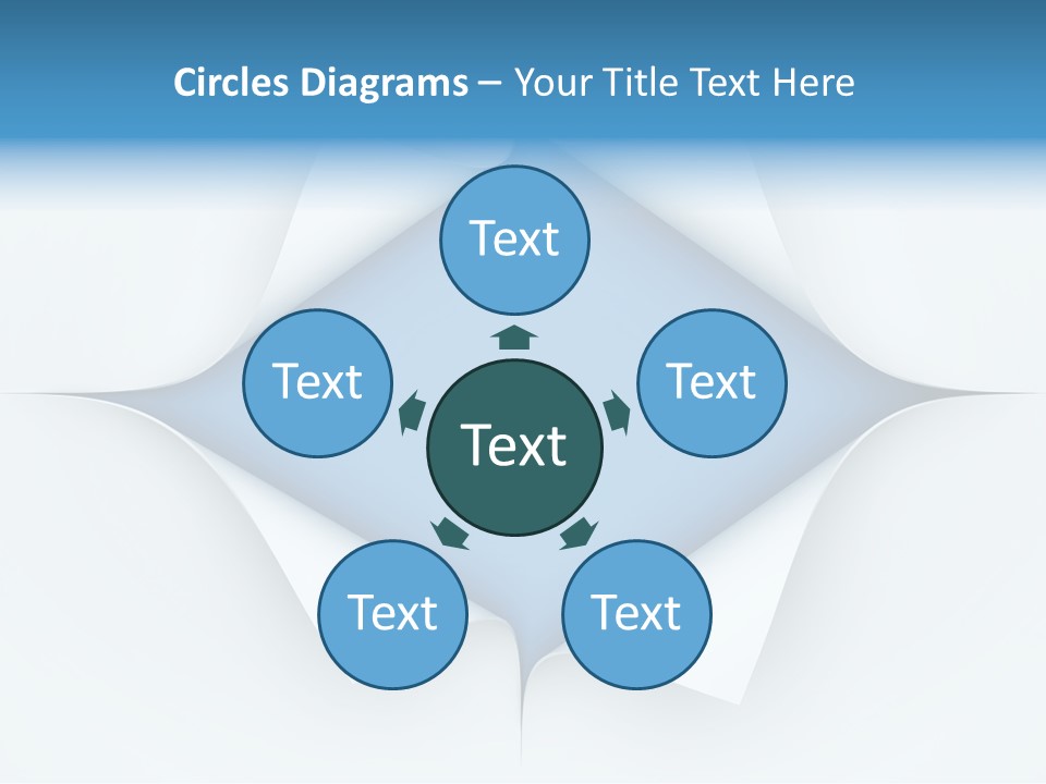 Sheet Turn Empty PowerPoint Template