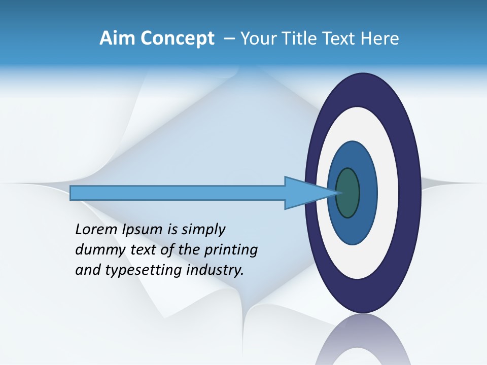 Sheet Turn Empty PowerPoint Template