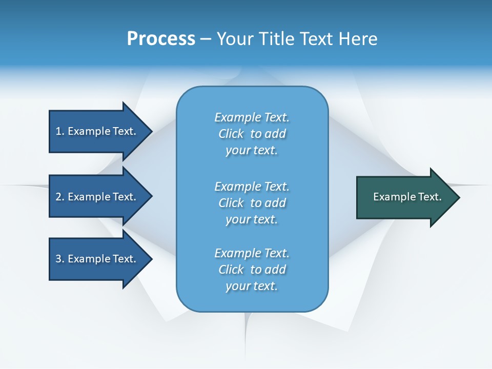 Sheet Turn Empty PowerPoint Template