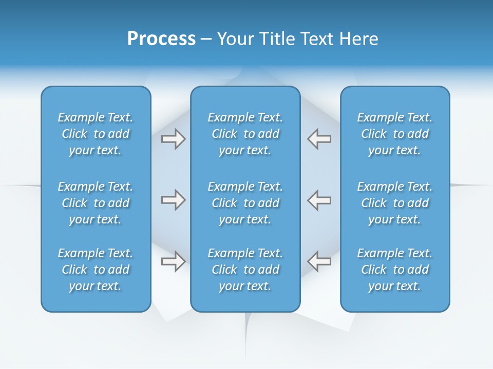 Sheet Turn Empty PowerPoint Template