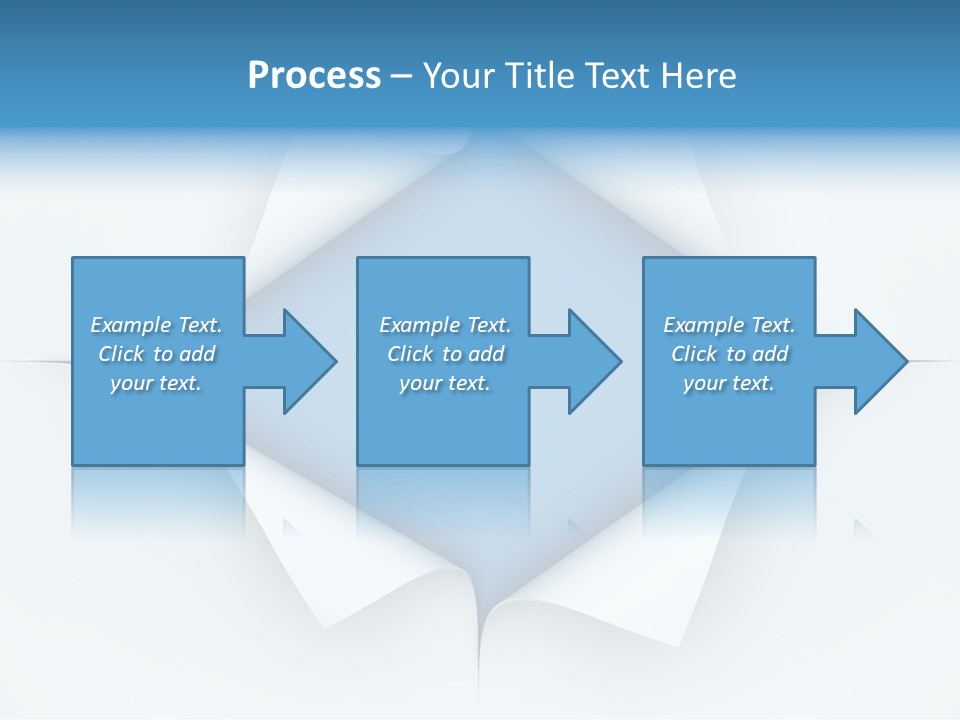 Sheet Turn Empty PowerPoint Template