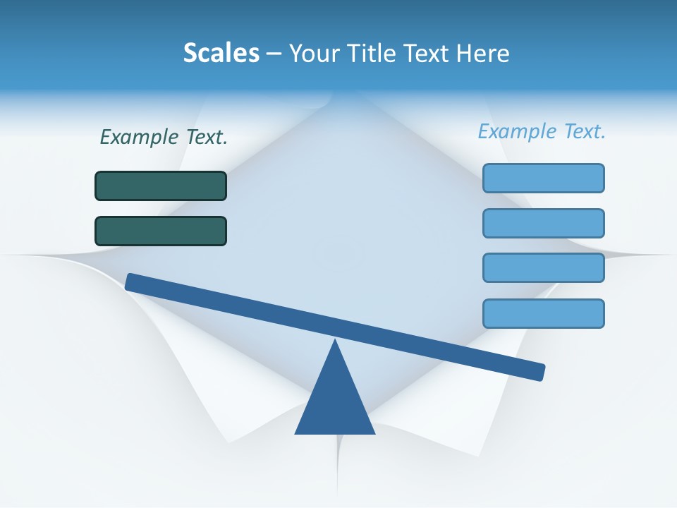 Sheet Turn Empty PowerPoint Template