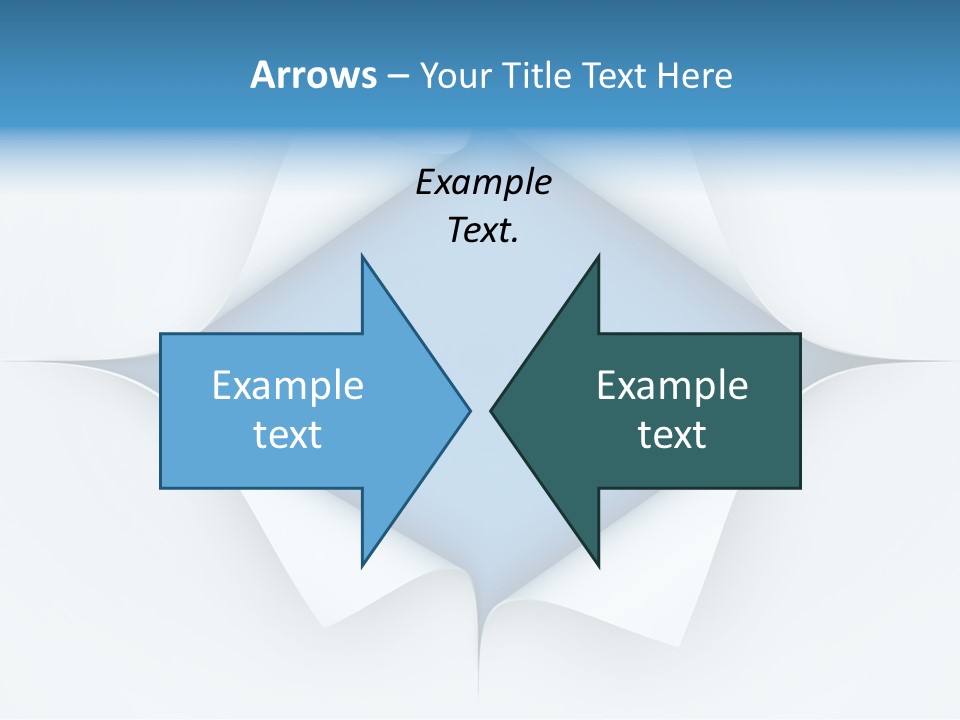 Sheet Turn Empty PowerPoint Template