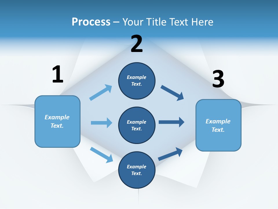 Sheet Turn Empty PowerPoint Template