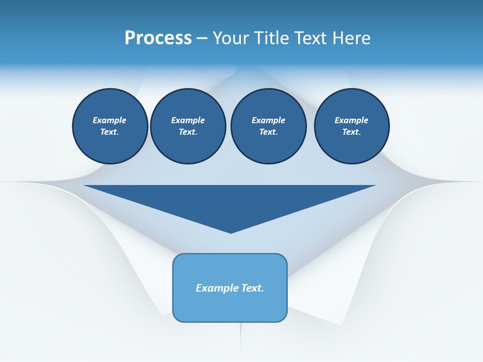Sheet Turn Empty PowerPoint Template