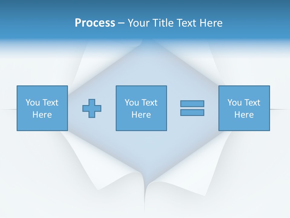 Sheet Turn Empty PowerPoint Template