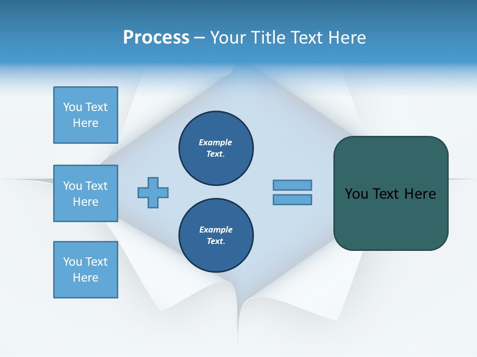 Sheet Turn Empty PowerPoint Template