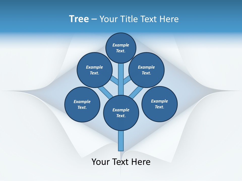 Sheet Turn Empty PowerPoint Template