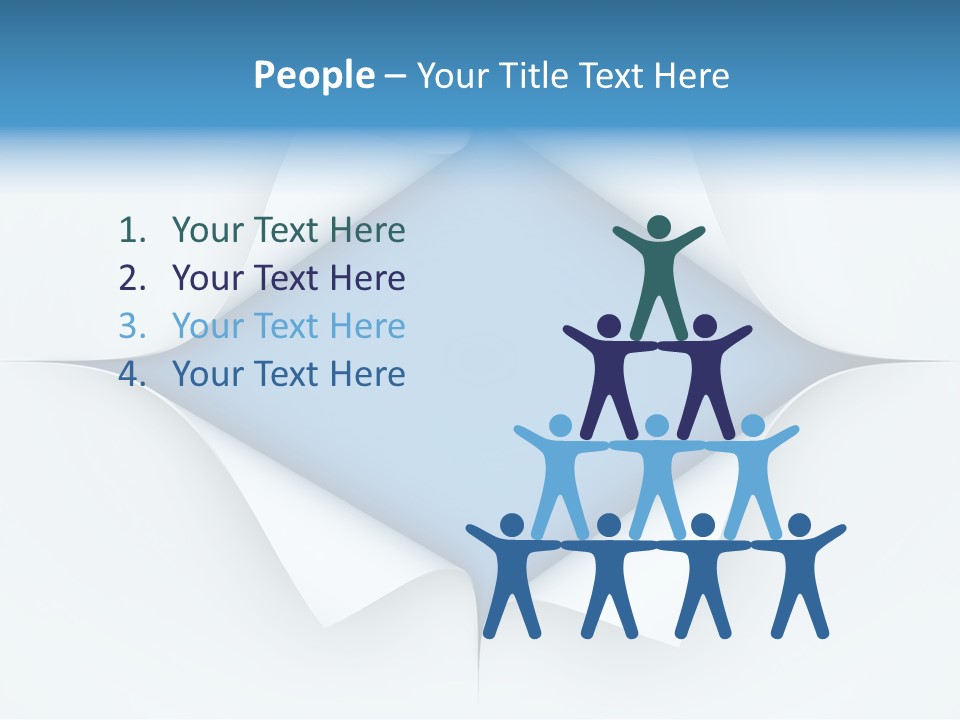 Sheet Turn Empty PowerPoint Template