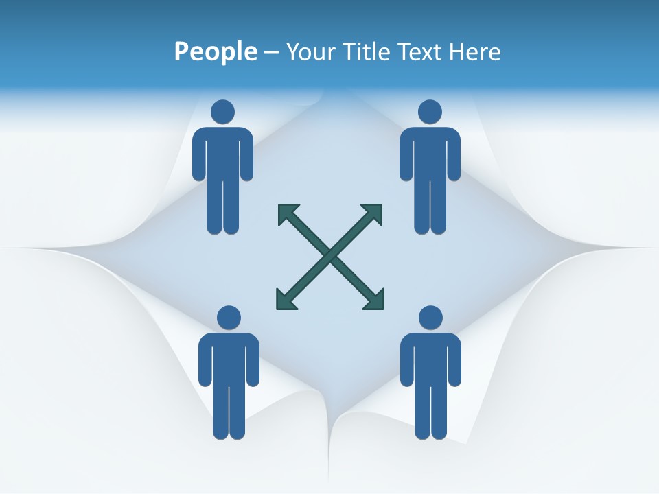 Sheet Turn Empty PowerPoint Template