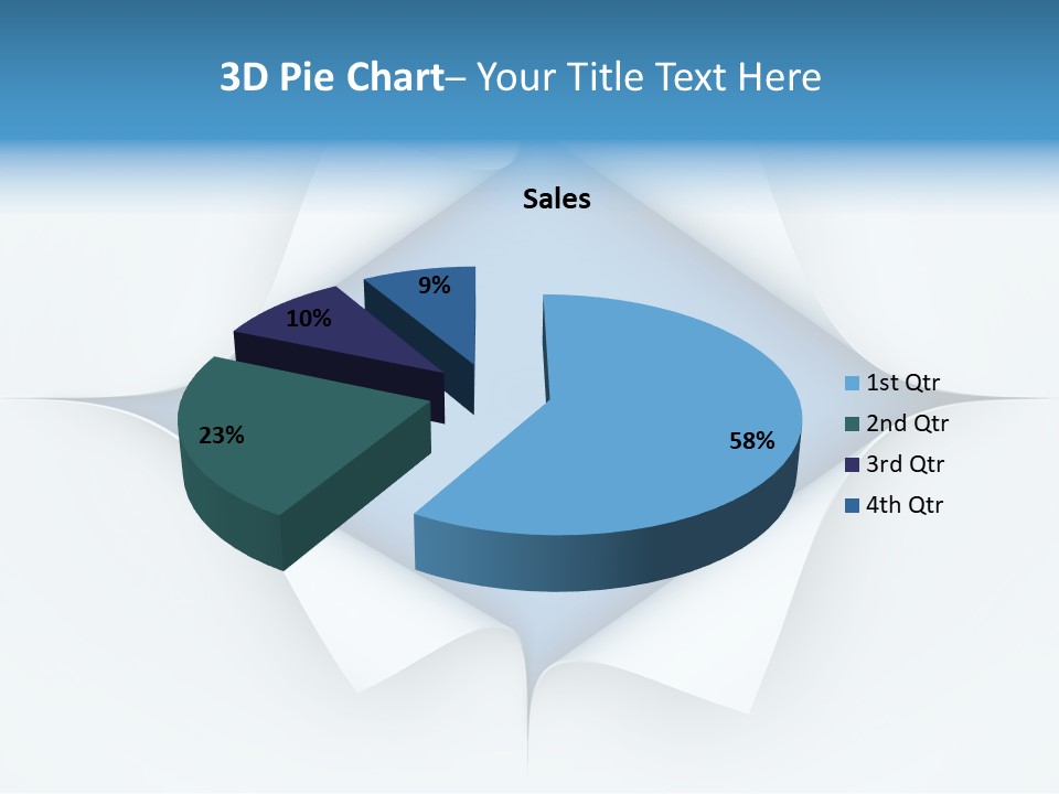 Sheet Turn Empty PowerPoint Template