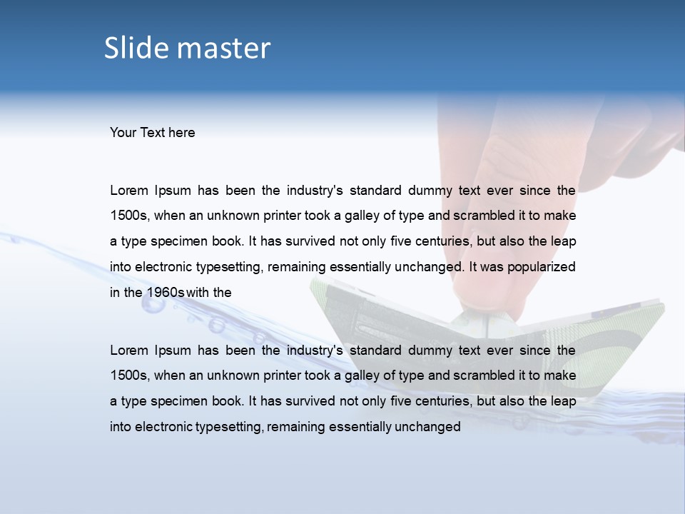 Water Guide Abstract PowerPoint Template