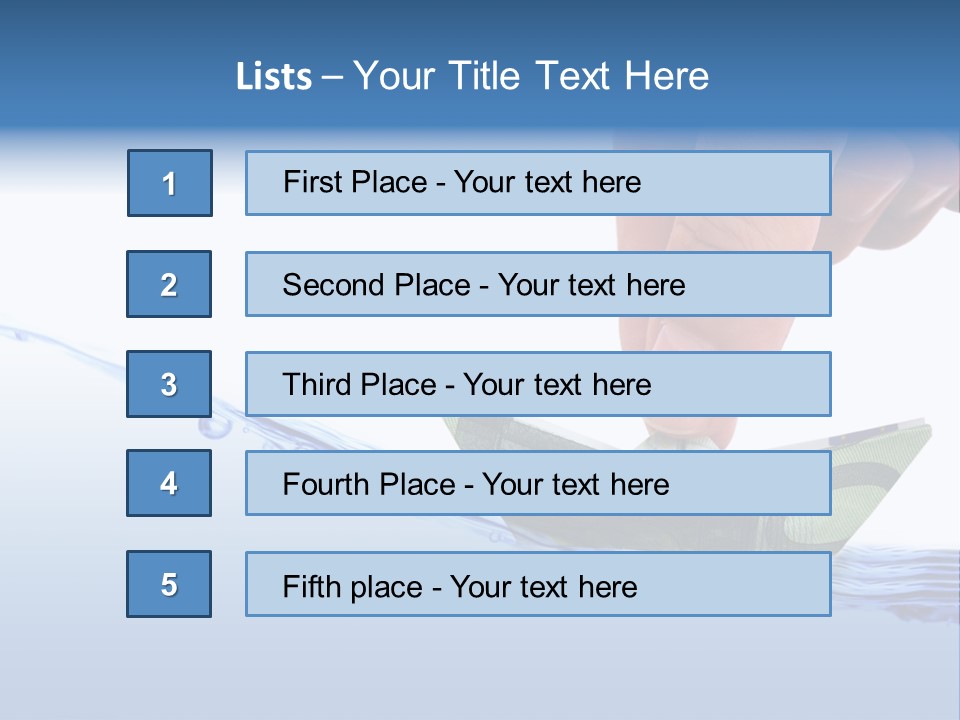 Water Guide Abstract PowerPoint Template